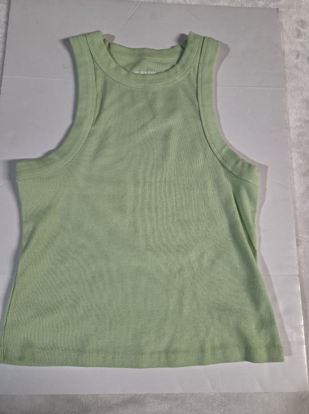Old Navy Light Green Ribbed Tank Top